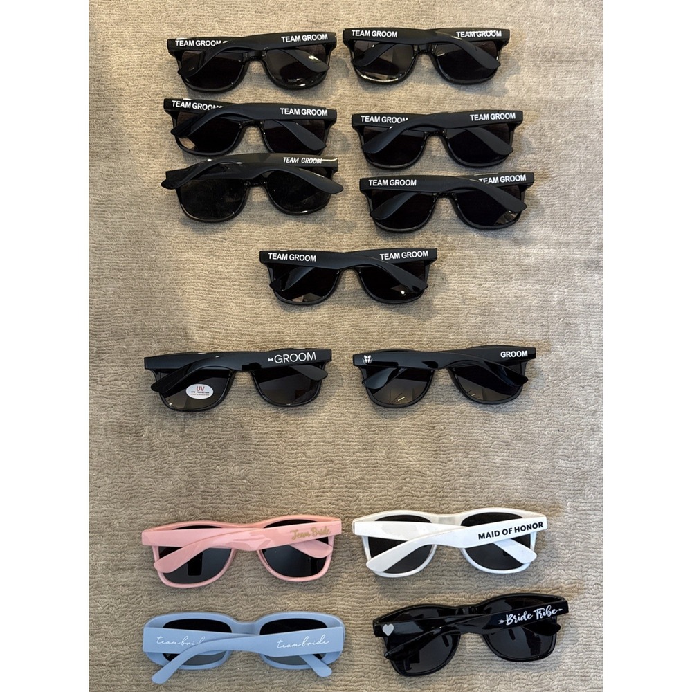 13 Wedding Sunglasses NEW Wedding -Bachelor & Bachelorette Party Favors - Events
